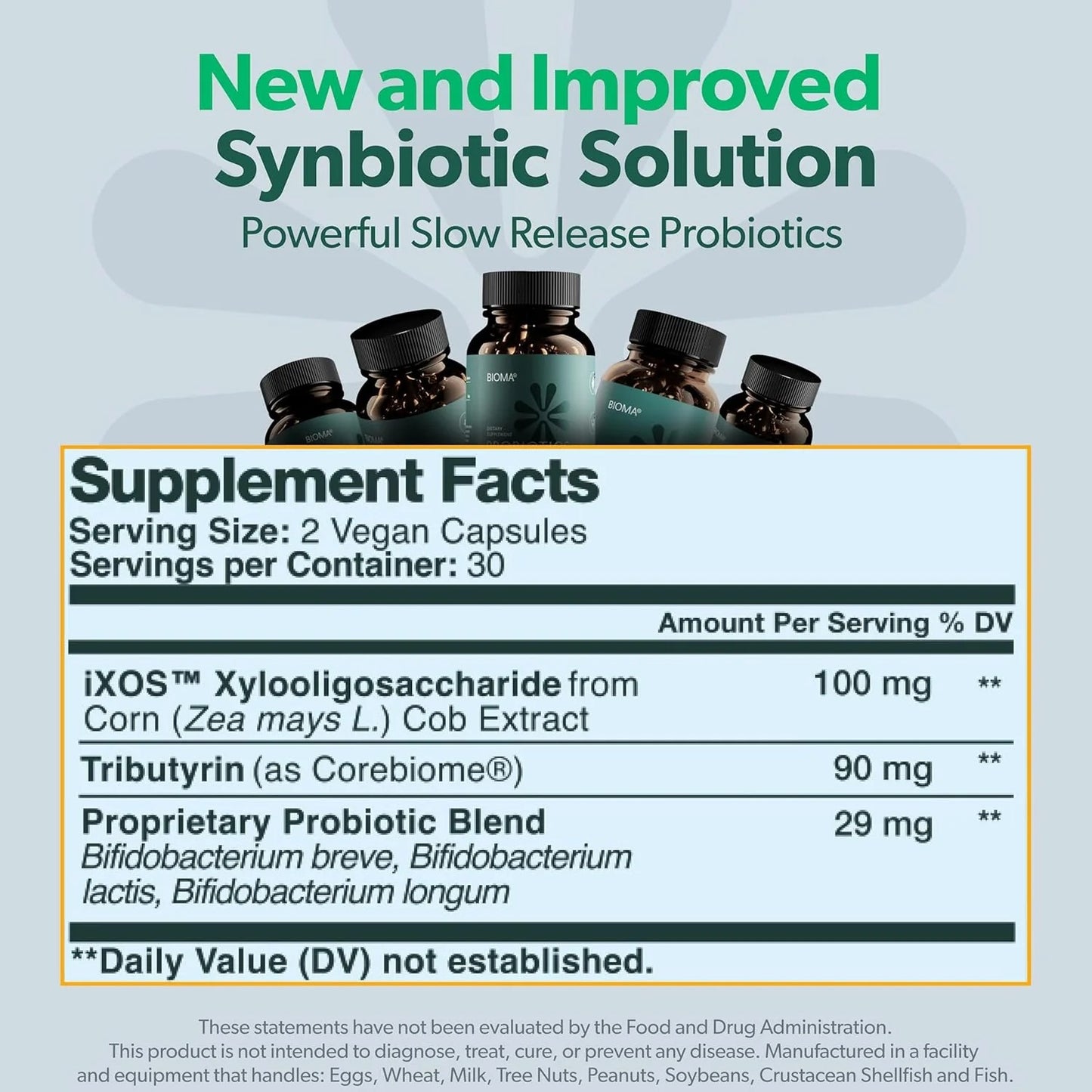 BIOMA Probiotics DigestiveHealth Probiotic -GutSupport for Men & Women